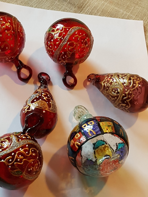 Israeel- mondgeblazen en handgeschilderd  set van 6 pz kopen? Bied vanaf 20!