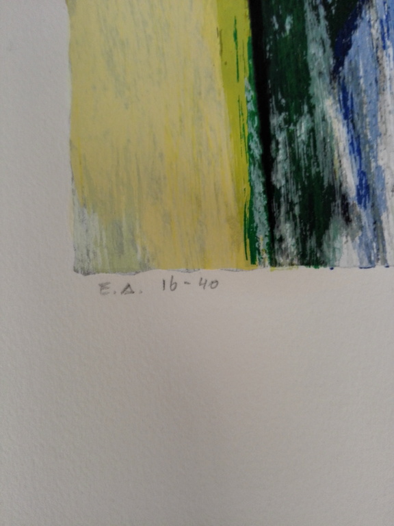 Mattie Schilders, zeefdruk op papier, Titel: three, out of a perfect pair kopen? Bied vanaf 30!