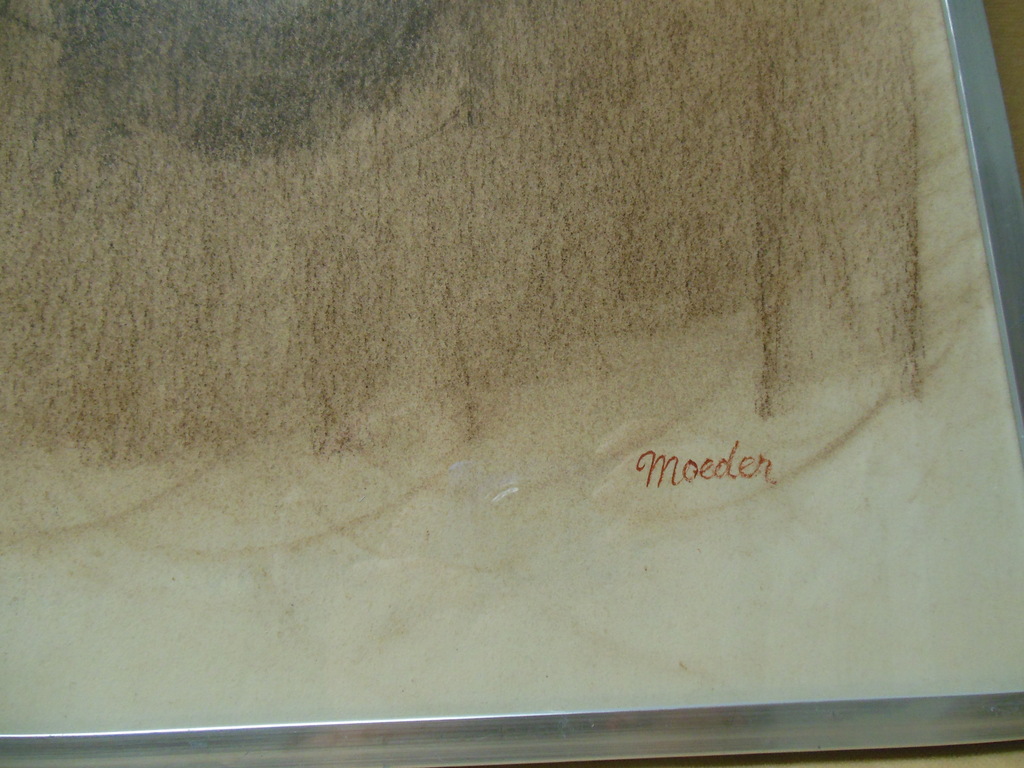 Poppe Damave, Tekening, Moeder kopen? Bied vanaf 30!