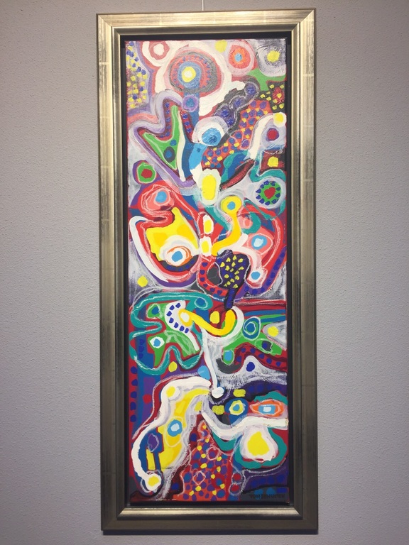 Ton Schulten - Origineel werk uit 1984 op doek - 120 x 50 cm - verkocht voor € 750!