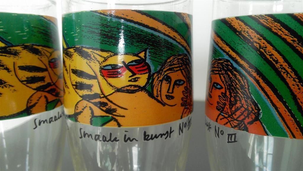 Corneille :Le Tigre Amoureux 1993 glazen 5x kopen? Bied vanaf 11!