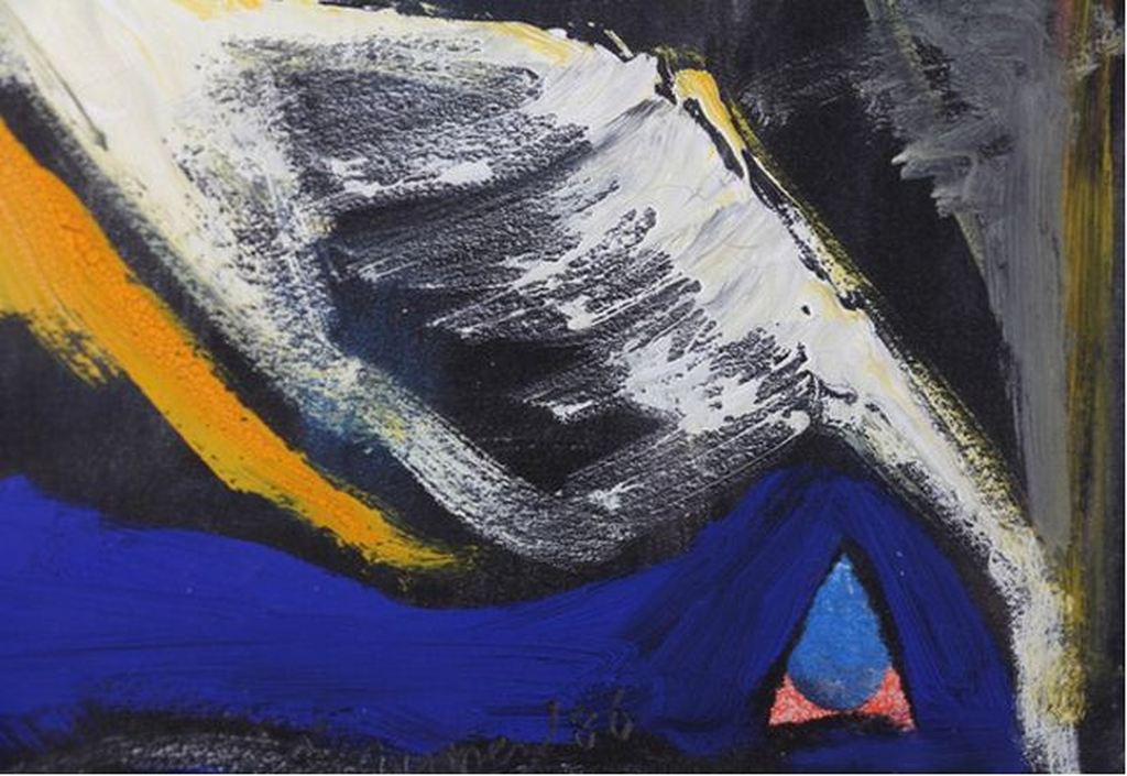 Els Cuppen, gemengde techniek, 'Beweging '86' kopen? Bied vanaf 50!