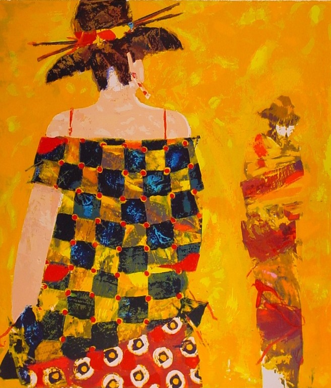 Willem van Scheijndel Zeefdruk Yoshiko's smile  kopen? Bied vanaf 40!