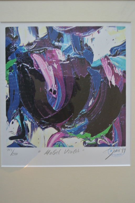 Prachtige Zeefdruk van JAS (Johan Adriaan Smit). -MABEL VIOLET- 1999 kopen? Bied vanaf 69!