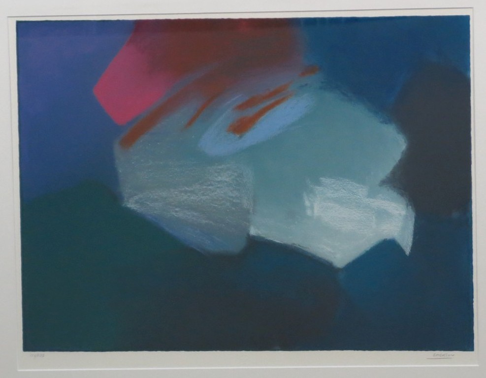 Emerson: Zeefdruk, Abstracte Compositie 2 -Ingelijst kopen? Bied vanaf 35!