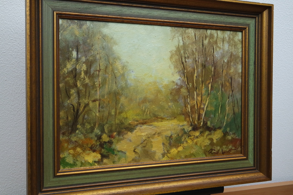 Roel Wildeboer (1902-1989) - olieverf op board - landschap bij Hilversum kopen? Bied vanaf 145!