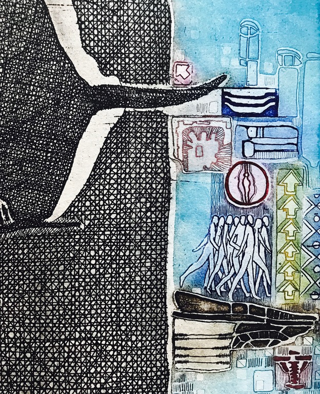 Onbekend kunstenaar - Gesigneerde ets - oplage 30 ex. - 1984 kopen? Bied vanaf 45!