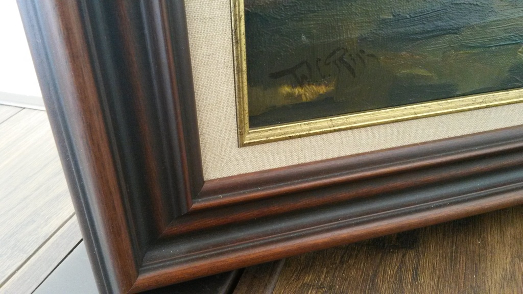Hollands landschap - olieverf op doek - gesigneerd WC RipMooie olieverf op doek  kopen? Bied vanaf 1!