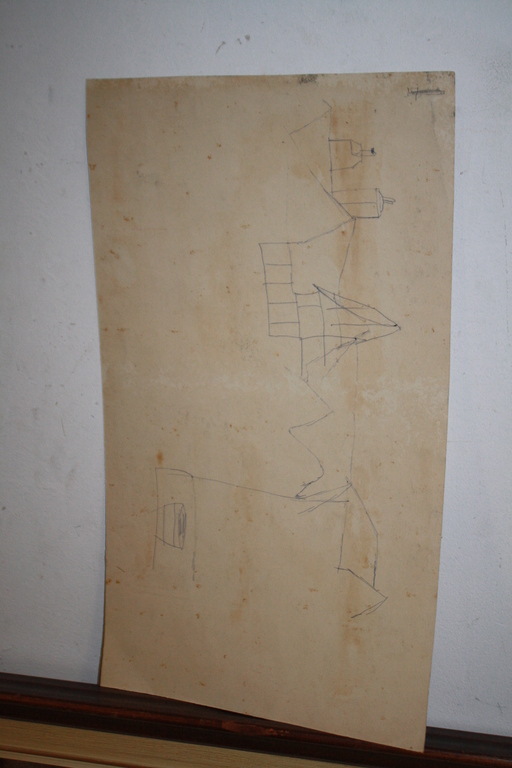 JAAP GIDDING  - AQUAREL TUIN IN DE WINTER  - VROEG WERK kopen? Bied vanaf 50!