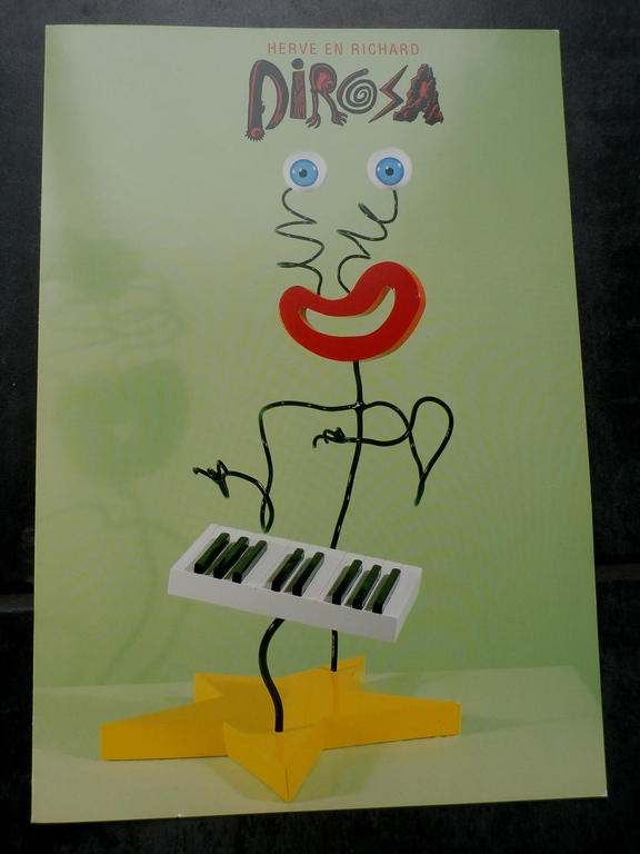 Herve di Rosa - Tekening op tentoonstelling uitnodiging kopen? Bied vanaf 39!