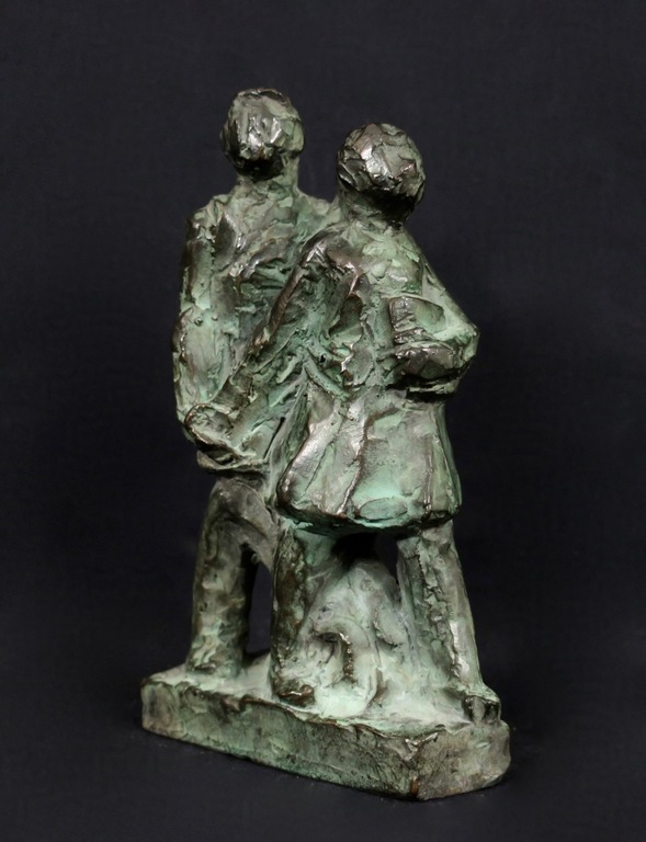 Marian Gobius: Bronzen beeld, Koppel verkocht voor € 250!