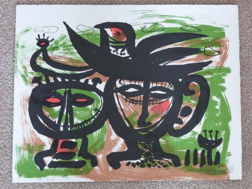 Anton Rooskens, Litho: Compositie, 1967, Handgesigneerd kopen? Bied vanaf 350!