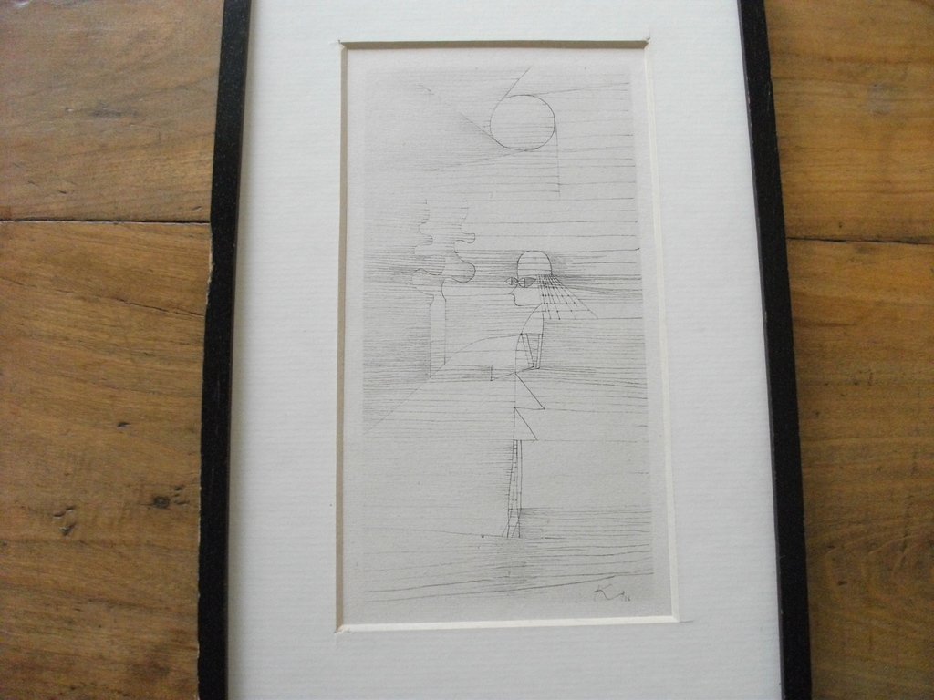 Paul Klee, druk van origineel, z.t. verkocht voor € 70!