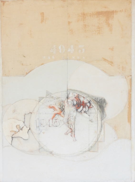 Frans van Bommel (1939-2007) - War Games 1969 verkocht voor € 100!