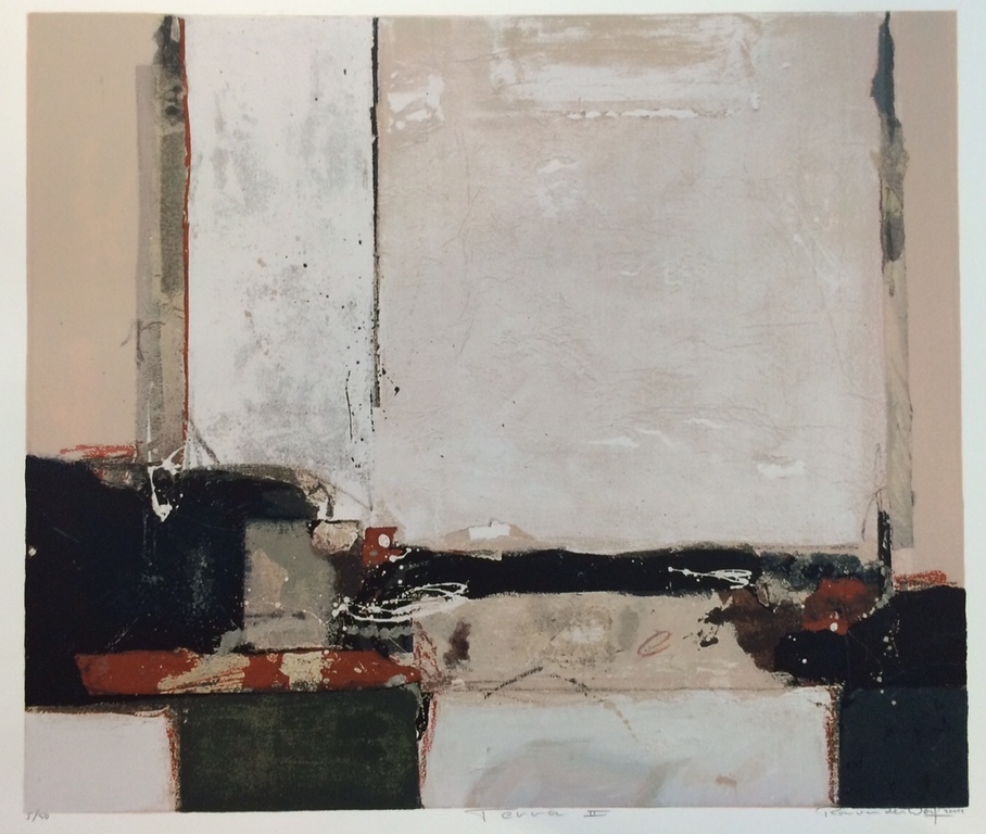 Ron van der Werf, zeefdruk op papier, titel: verkocht voor € 50!