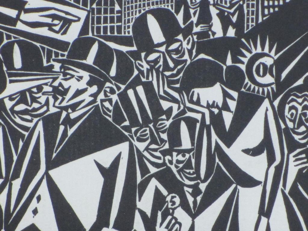 Frans Masereel, De Hoge Heren en de Dame, Houtsnede kopen? Bied vanaf 45!