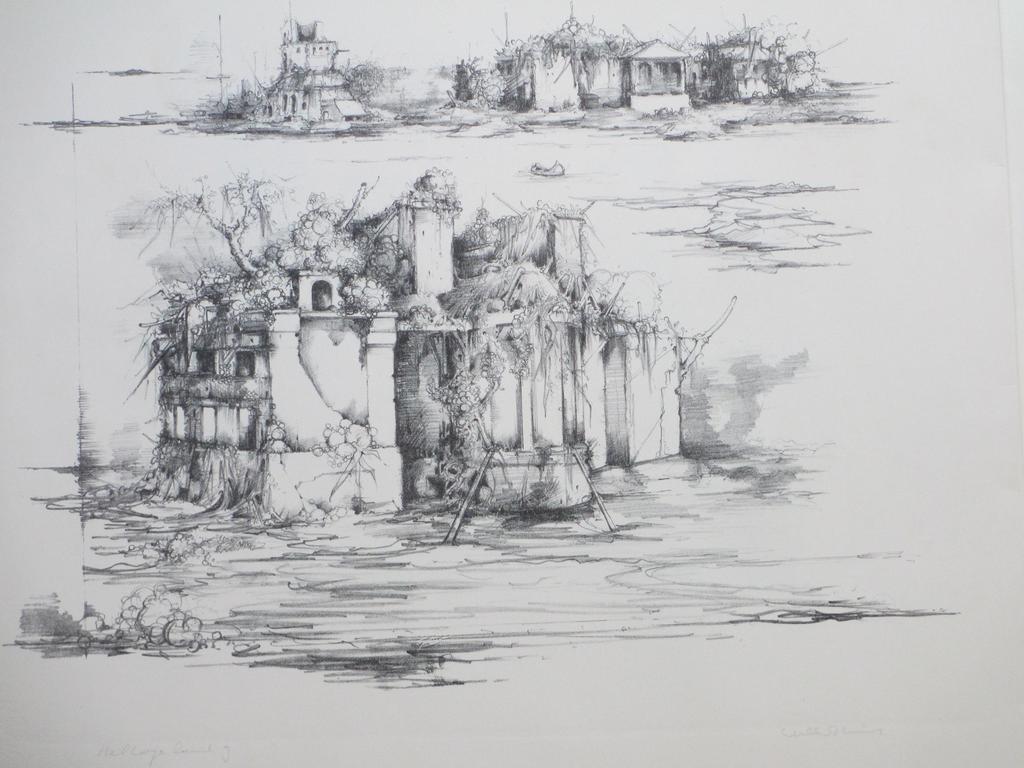 Dirkje Kuik, Het hoge land, Litho verkocht voor € 45!