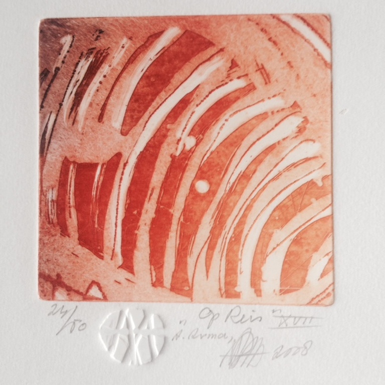 Ad Arma, kleurenets “Op Reis” 2008 , gesigneerd kopen? Bied vanaf 25!