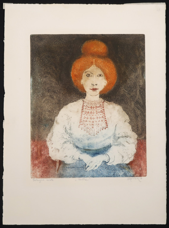 Gretty Rubinstein: Ets en aquatint, Merthe kopen? Bied vanaf 1!