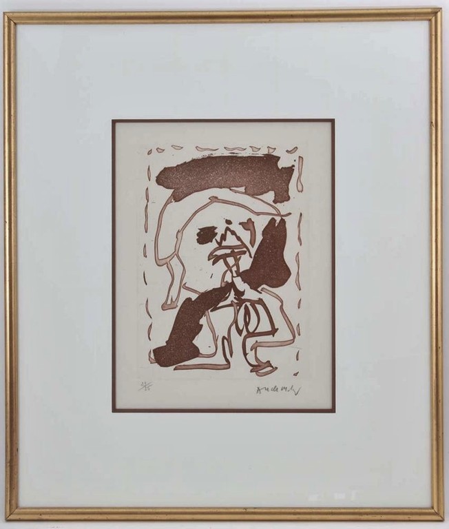 PIERRE ALECHINSKY - Aquatint ets - Genummerd 29/35 - Handsigneerd - Ingelijst  kopen? Bied vanaf 250!