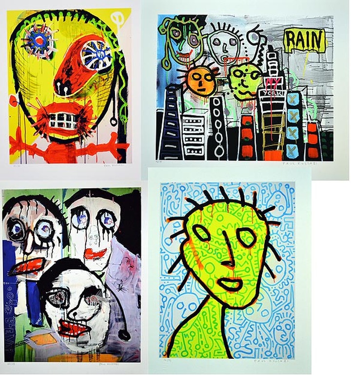Paul Kostabi - Collectie van 10 gesigneerde giclee's kopen? Bied vanaf 495!