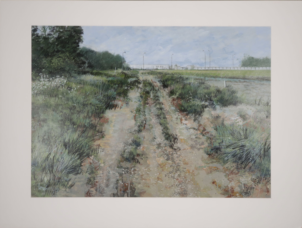 Onbekend gesigneerd: Acryl op papier, Crust XII kopen? Bied vanaf 1!