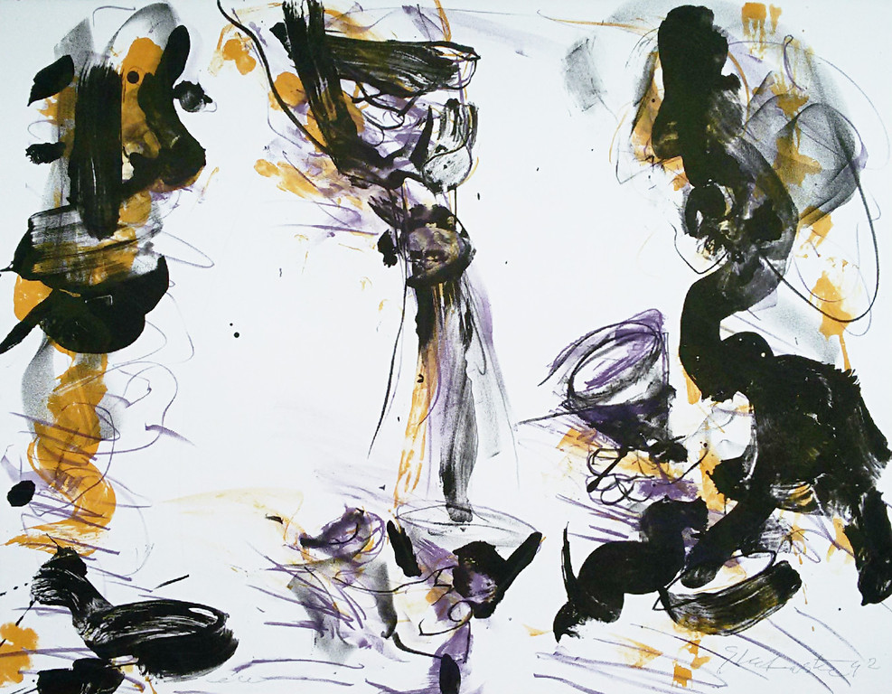 Ger Lataster - Abstracte compositie, litho kopen? Bied vanaf 1!