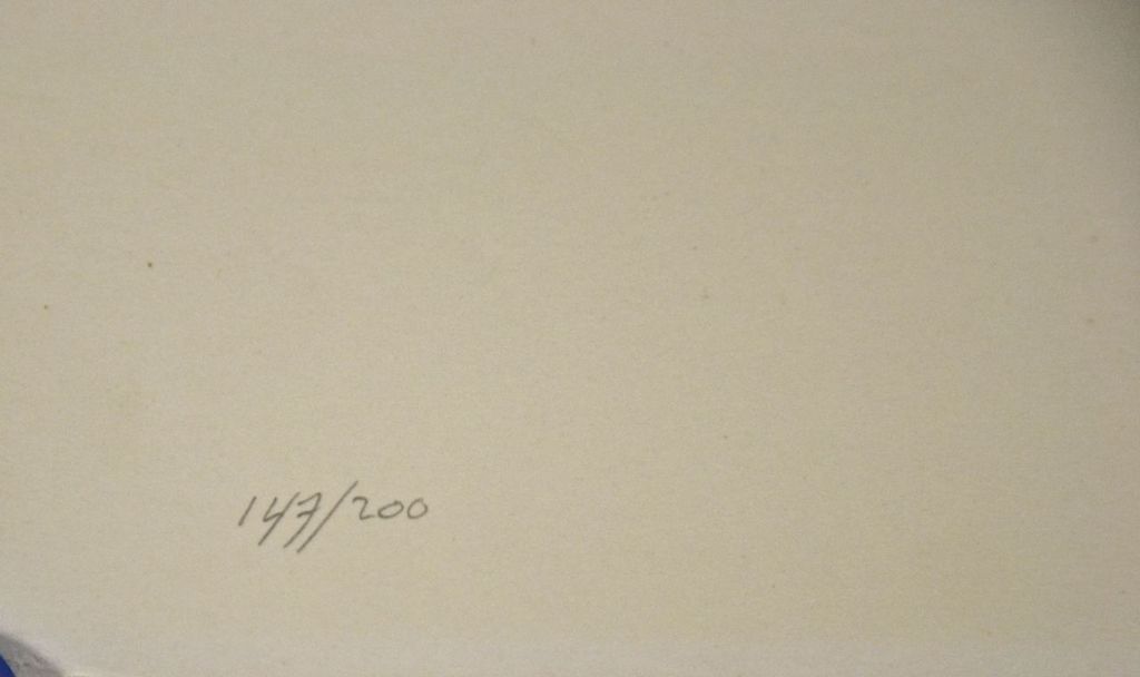 Bob Bonies: Zeefdruk. Abstracte compositie kopen? Bied vanaf 100!