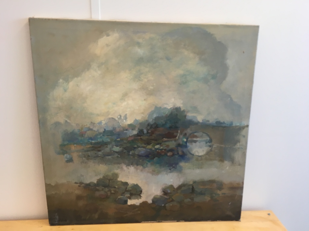 Joop Smits: Olieverf, Olieverf, Naamloos kopen? Bied vanaf 600!