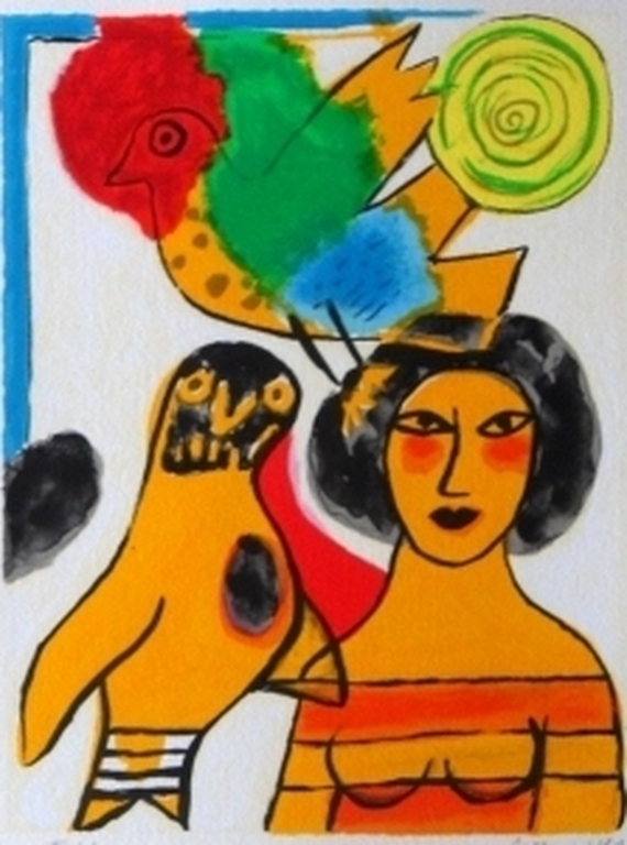 Corneille: vrouw,vogels en zon kopen? Bied vanaf 125!