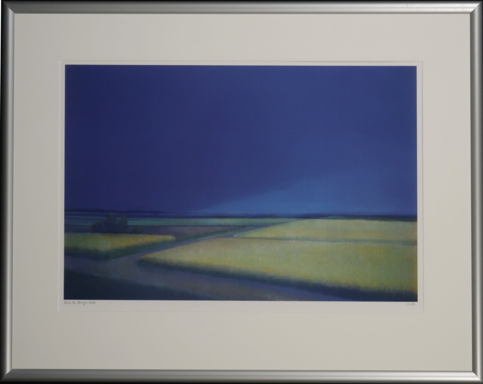 Chris ten Bruggen Kate: Zeefdruk, Zomer - Ingelijst kopen? Bied vanaf 70!