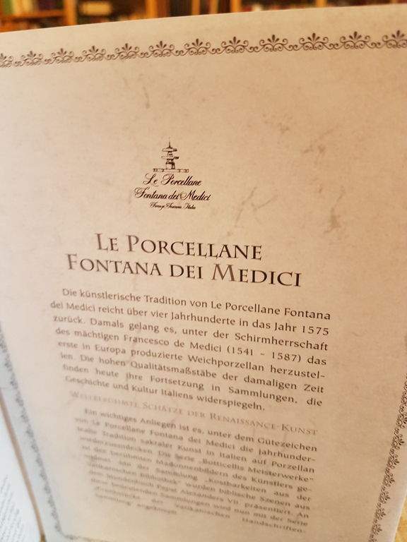 Porseleinen bord met de hand beschilderd-I Tesori del Vaticano-Ultima Cena kopen? Bied vanaf 1!