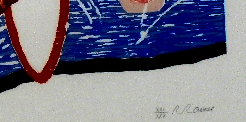 Roger Raveel - houtdruk: Ludduvuddu + gesigneerd boek door Hugo Claus en Raveel kopen? Bied vanaf 800!