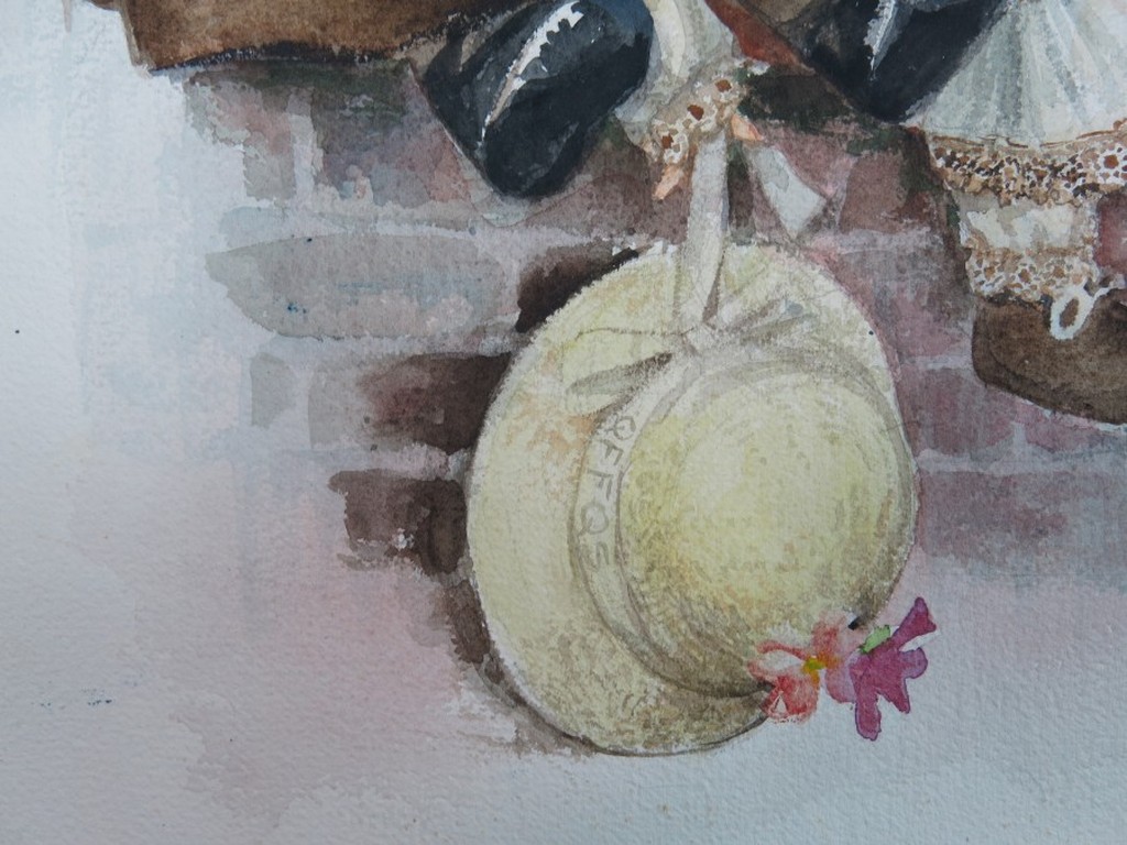 Cornelia Oudenaarden: Aquarel, Twee poppen kopen? Bied vanaf 1!