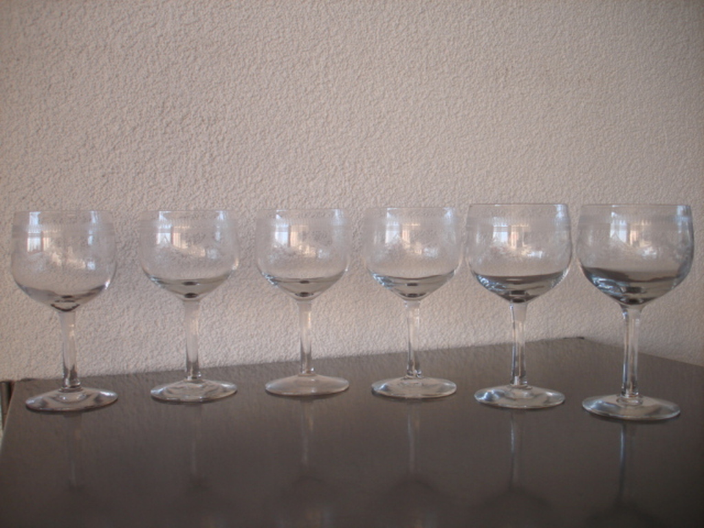 LEERDAM: zes portglazen kopen? Bied vanaf 18!