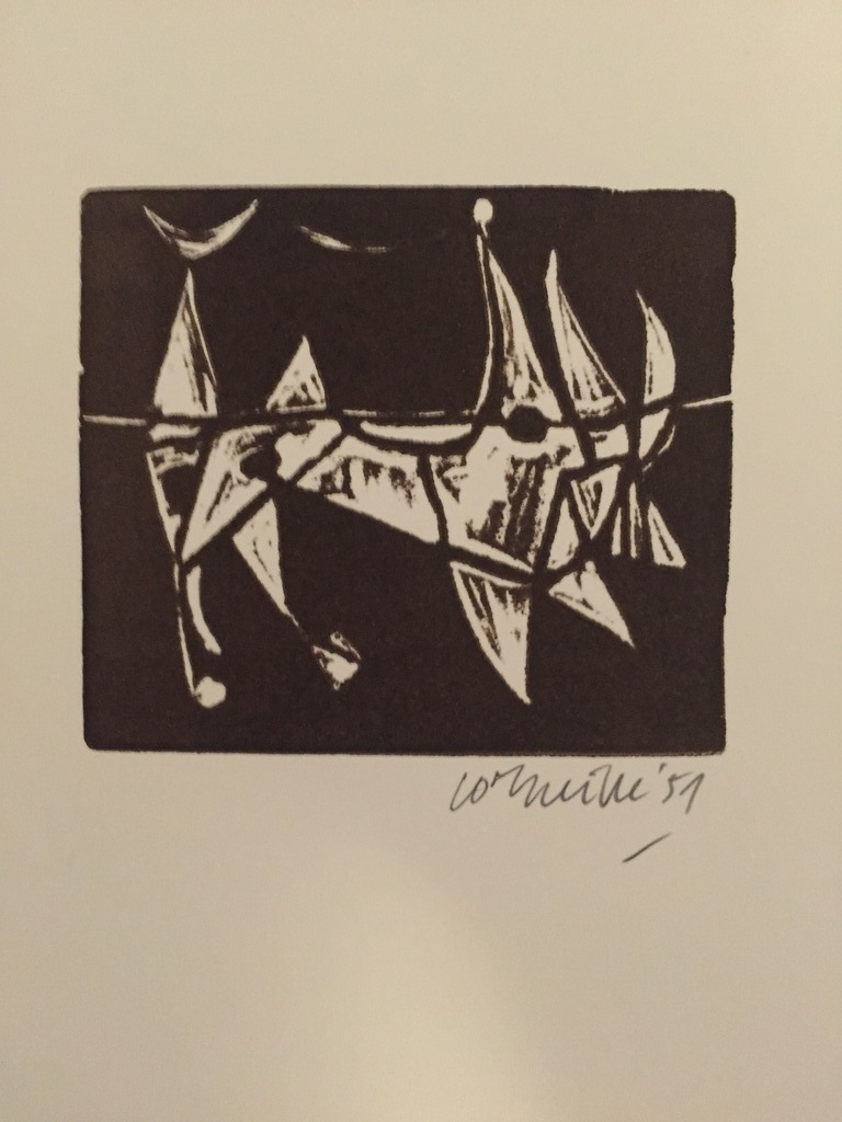 CORNEILLE ( CoBrA ) Litho/Zeefdruk Originele 1959 kopen? Bied vanaf 30!