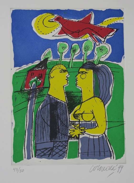 Corneille: Gravure, Couple de l'ete kopen? Bied vanaf 100!