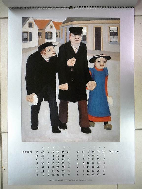 Bart van der Leck 1876 - 1958  Kalender uit 1994   kopen? Bied vanaf 50!