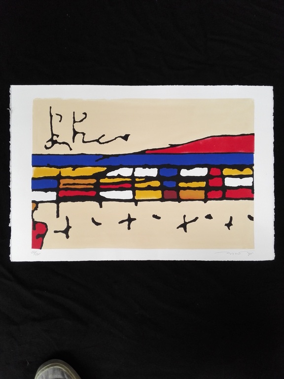 Willem Brauck, zeefdruk op papier kopen? Bied vanaf 25!