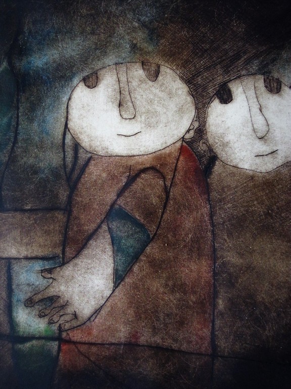 Dromerige Grafiek van Gerda Smit "grote Familie" in zeer beperkte oplage van 25! kopen? Bied vanaf 1!