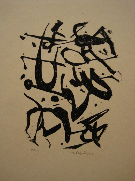 Willy Boers 1905-1978 houtsnede 7/50  voor kunstenaarsver. "de Creatie"  kopen? Bied vanaf 1!