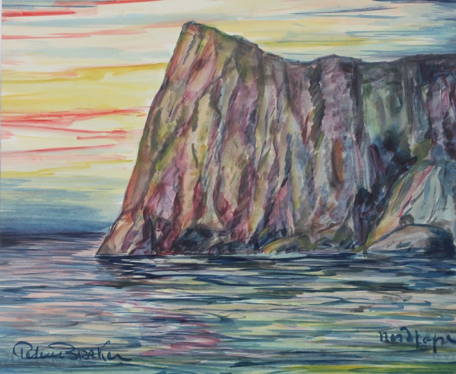 Peter van den Braken: Gouache op papier, Nordkape kopen? Bied vanaf 1!