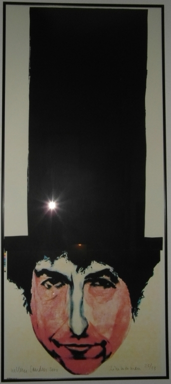 Willem Sanders - Zeefdruk - Bob Dylan/Zimmerman 2000 verkocht voor € 140!