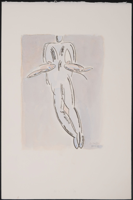 Arie van Geest: Aquarel en Pen, Z.T. Figuur kopen? Bied vanaf 40!