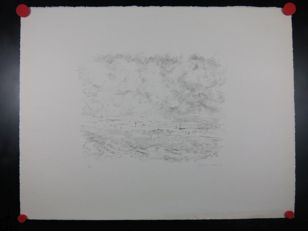 Friso ten Holt: Litho, Strandscene  kopen? Bied vanaf 50!