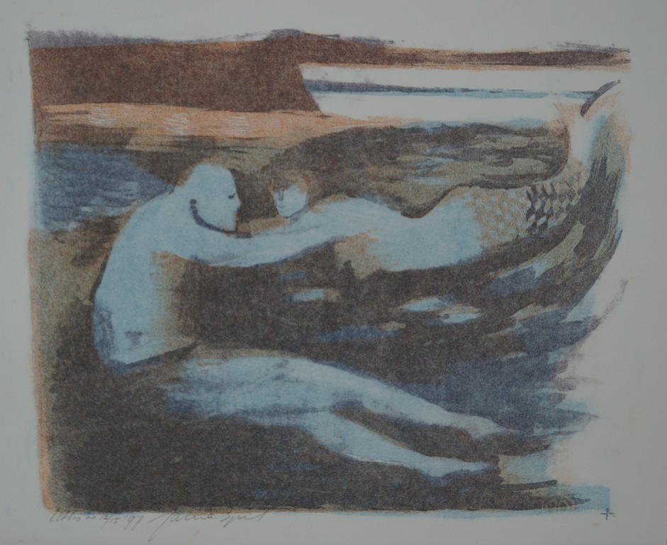 Janna Spil - gesigneerde litho - 1997 kopen? Bied vanaf 1!