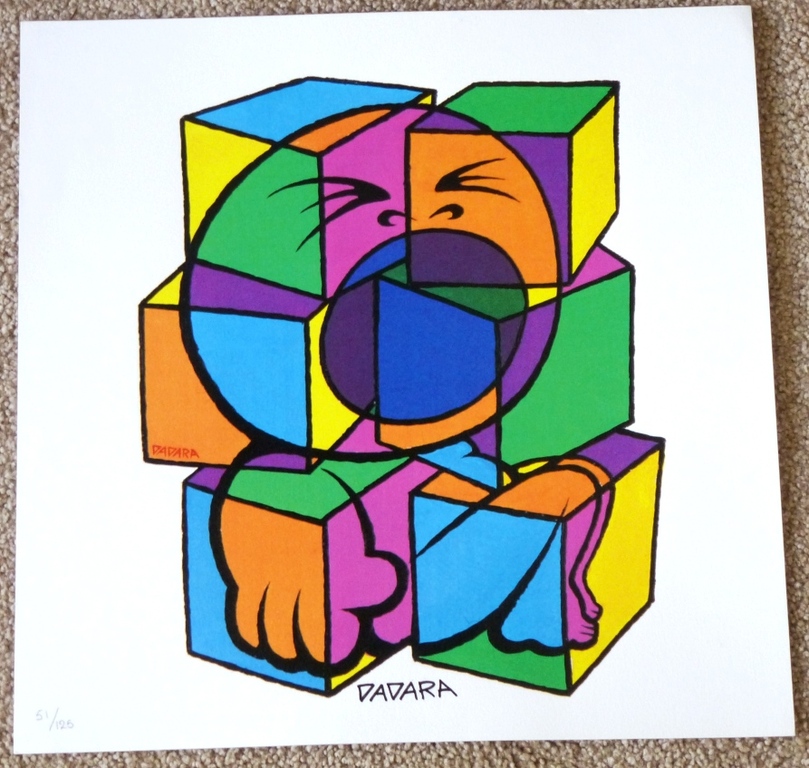 Dadara (Daniel Rozenberg), zeefdruk: Cubic Baby kopen? Bied vanaf 125!