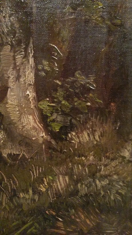 Theo Goedvriend 1879-1969 - olio su tela su tavola legno- alberi- kopen? Bied vanaf 65!