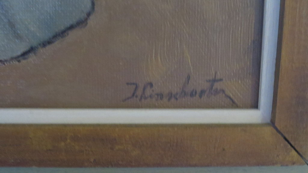 JOOP LINSCHOOTEN    OLIE OP PANEEL kopen? Bied vanaf 140!