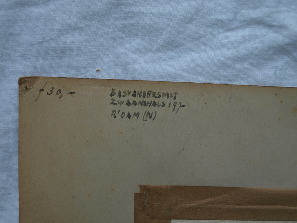 Bas van der Smit (1915) – Aquarel – Grot te Saint-Macaire –Gesigneerd – ca 1955 kopen? Bied vanaf 50!